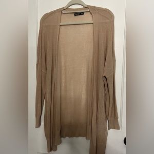 SHEIN Lightweight Tan Cardigan 1XL